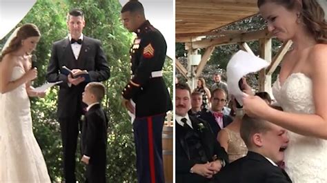 New Stepmom Turns To Marine’s 4 Yr Old Son Reads Him Letter That Has