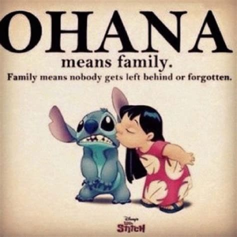 Ohana Lilo And Stitch I Love This Quote Quotes Pinterest