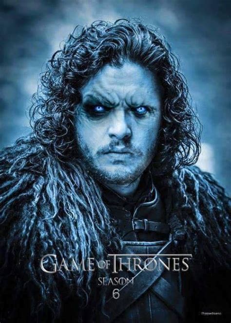 Game Of Thrones Season 6 Poster Jon Snow Trotineta
