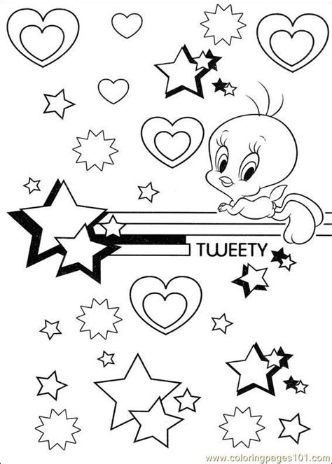 tweety  coloring page love coloring pages bird coloring pages