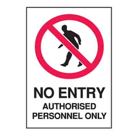 entry authorised personnel