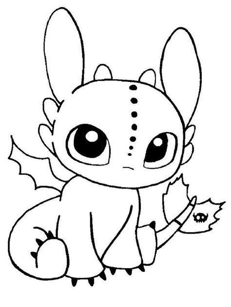 toothless baby coloring page  printable coloring pages  kids