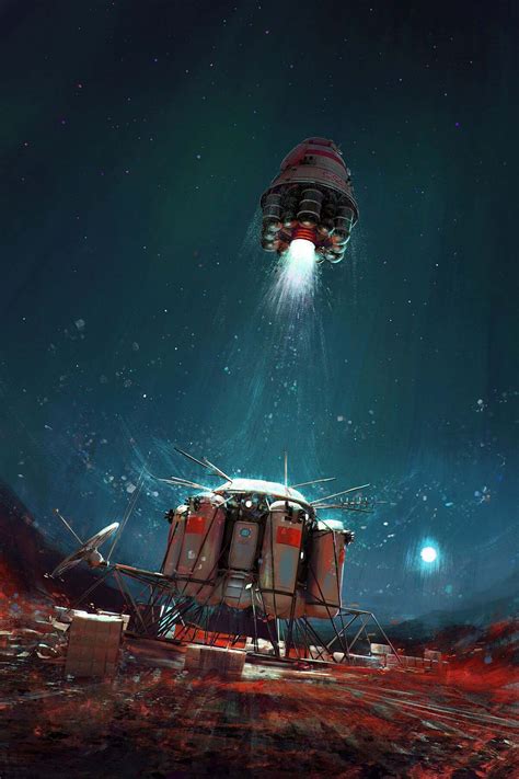 Digital Painting Inspiration Vol 27 Science Fiction Art Spaceship