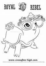 Briar Beauty Ever After High Coloring Pages Turtle Dragon Games Transformed Characters Getdrawings Getcolorings sketch template