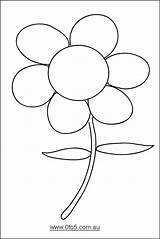 Flower Template Printable Templates Colour Petal Paper Crafts Printables Pages Flowers Patterns Kids Preschool Pattern Au Cliparts Daycare Search Results sketch template