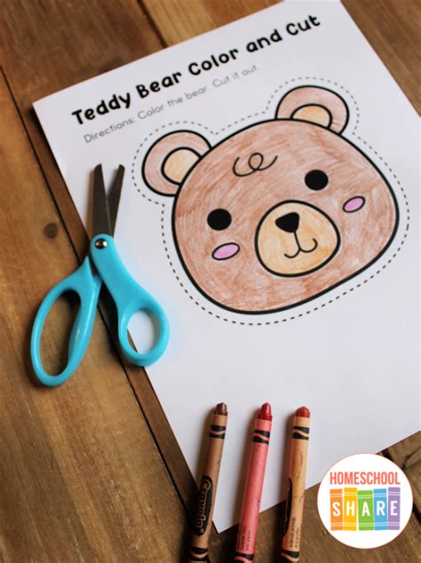 printable teddy bear activities  preschool homeschool share