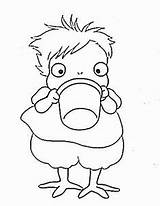 Ponyo Ghibli Miyazaki Hayao Totoro Printablecolouringpages sketch template