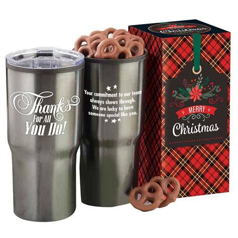 merry christmas gift box  tumbler treats merry christmas gifts