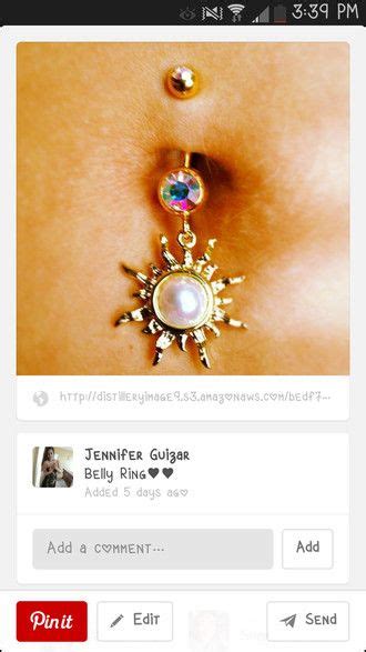 Jewels Belly Piercing Cute Gold Pearl Belly Button Ring