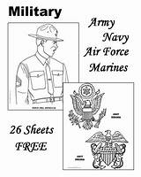 Coloring Military Pages Army Force Air Navy Printable Marines Kids Crafts Marine Sheets Armed Patriotic Branches Worksheets Raisingourkids Veterans Book sketch template