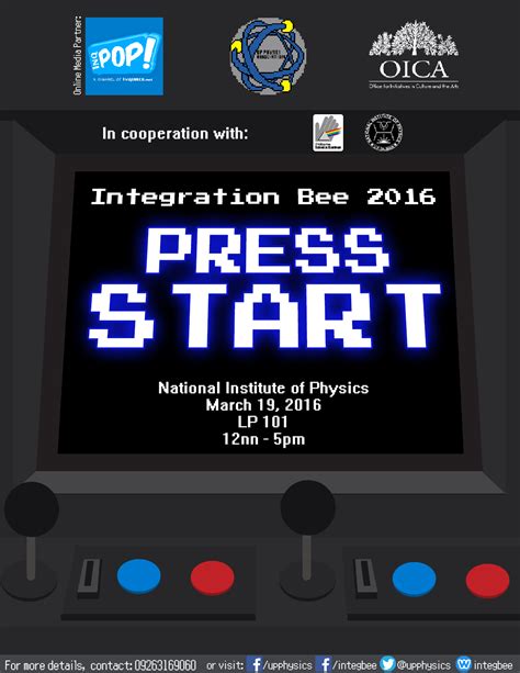 integration bee  press start philippines premiere speed integration contest  college