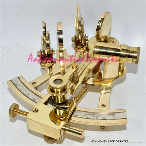 5pcs 4 solid brass sextant nautical maritime astrolabe