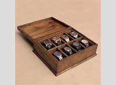 New Personalized Rustic Men's Watch Box for 8 by OurWeddingInvites