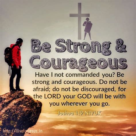 strong  courageous    jesus