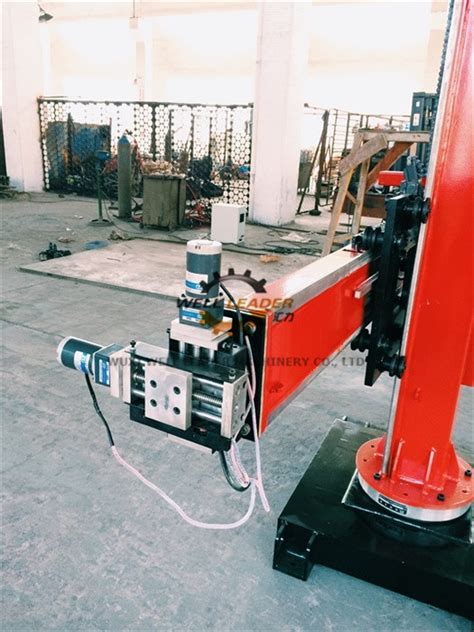 small telescopic fix column  boom welding manipulators  valid extend