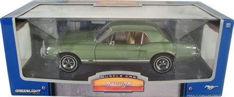 ford mustang gt lime gold metallic greenlight collectibles