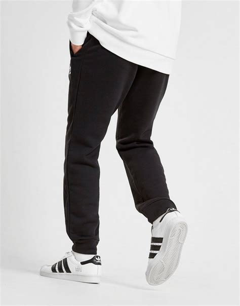 koop zwart adidas originals core trefoil joggingbroek heren jd sports