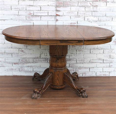small clawfoot pedestal dining table furniture rescues