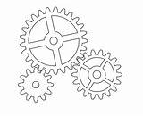 Gears Drawing Draw Inkscape Cogs Template Steampunk Mechanical Howto Nicubunu Ro Nicu Clip They sketch template