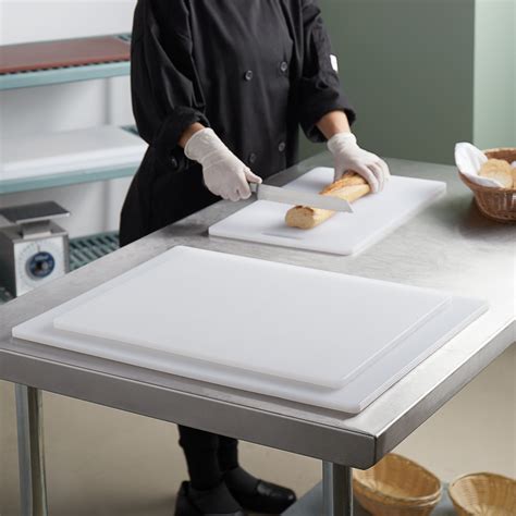 thick  board white polyethylene cutting board system