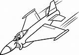 Jet Jets Coloring Cartoon Drawing Fighter Getdrawings sketch template