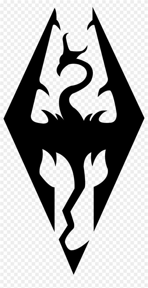 skyrim logo  elder scrolls  skyrim logo dragonborn dovahkiin