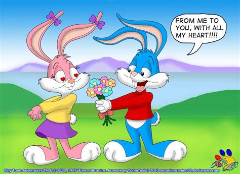 bunny romance looney tunes show cartoon animaniacs