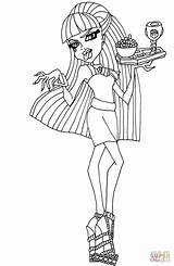 Cleo Coloring Pages Monster High Nile Categories sketch template