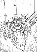 Ant Man Coloring Pages sketch template
