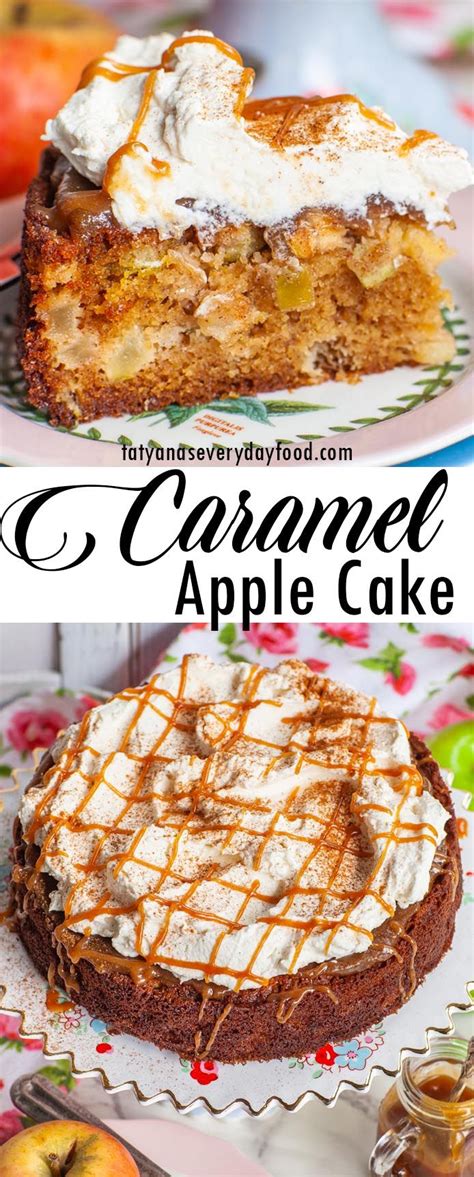Easy Caramel Apple Cake Recipe Video Tatyanas Everyday