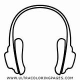 Coloring Headphones Getcolorings Headphone sketch template