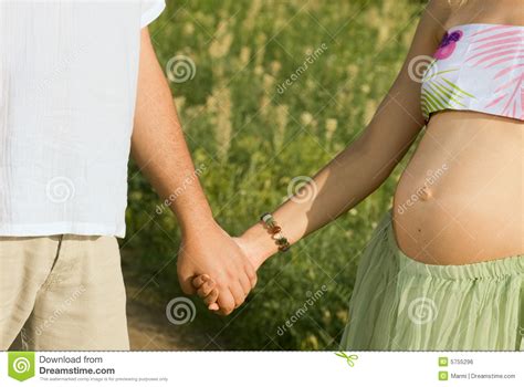 seven month of pregnancy royalty free stock image image
