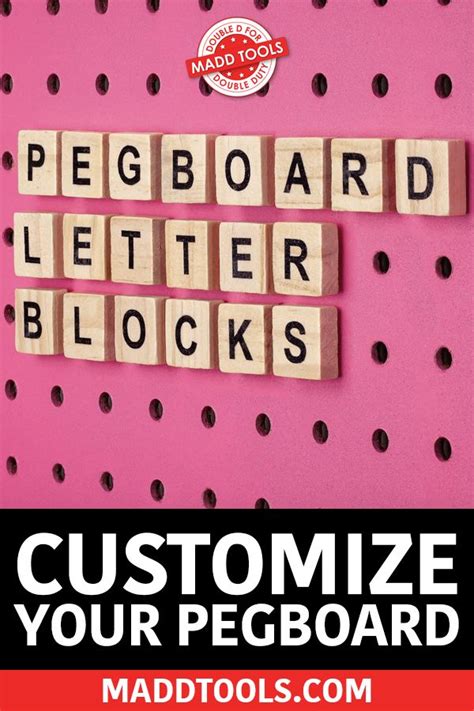 pegboard letters craft pegboard accessories  crafts