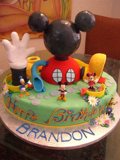 beautiful mickey mouse clubhouse cake ideas