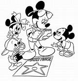 Mickey Mouse Coloring Pages Clubhouse Toodles Disney Printable Star Rocks Party Template sketch template