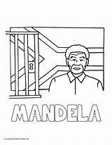 Mandela Nelson Coloring History Pages Color Printable Clipart Mystery South Getcolorings Flag Printables Print Kids Getdrawings Choose Board sketch template