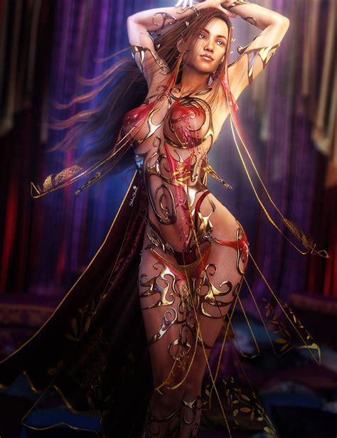 Salome S Dance Of The Seven Veils Fantasy 3d Art By