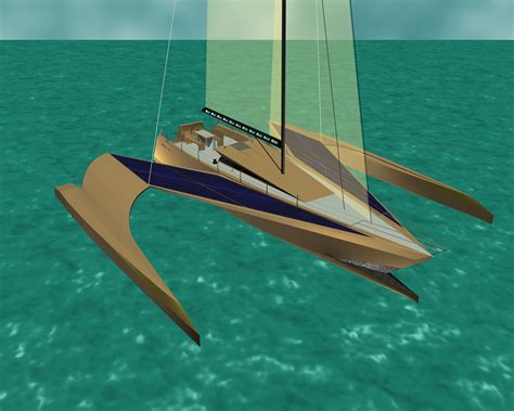 trimaran project boat design net