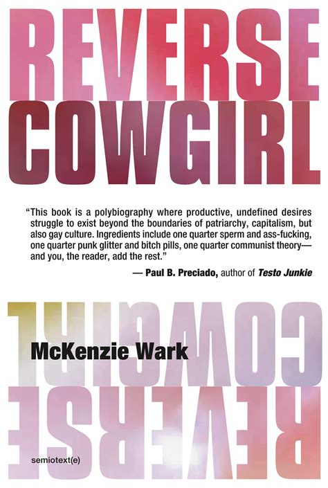 Reverse Cowgirl By Mckenzie Wark Penguin Books Australia