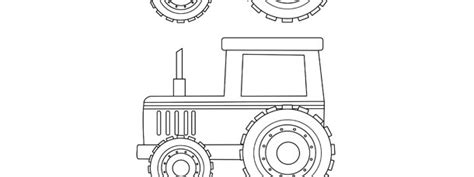 tractor template medium