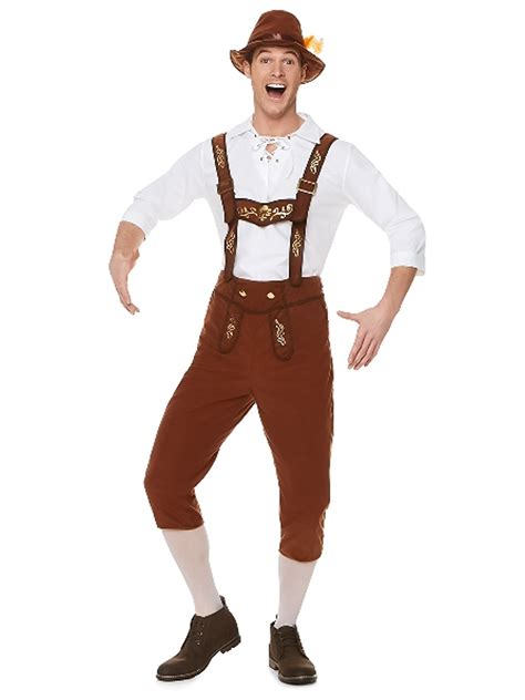 mens bavarian costume adults oktoberfest german beer fest fancy dress