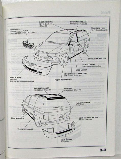 honda odyssey body parts diagram latest cars