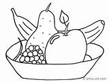 Obstschale Apfel Ausmalen Printable Artus Obst Ausmalbilder Downloaden Malvorlagen sketch template