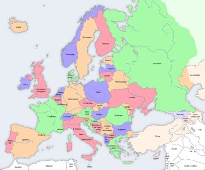 laender europas auf einen klick europakarte primolode