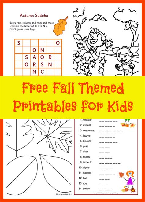 fall themed printables  kids jinxy kids