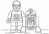 Coloring C3po Pages Lego Printable sketch template