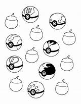 Pokemon Pokeball Coloring Pages Ball Printable Color Colouring Balls Template Sheets Print Sketchite Kids Drawing Popular Choose Board öffnen Monumental sketch template