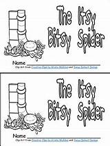 Spider Bitsy Itsy Preschool Book Kindergarten Rhymes Nursery Poster Ratings sketch template
