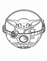 Yoda Baby Coloring Pages Rocks Carriage sketch template