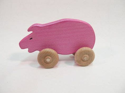 pink pig toy car madera making ideas accesorios
